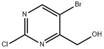 4-Pyrimidinemethanol, 5-bromo-2-chloro- Structure