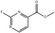 4-Pyrimidinecarboxylic acid, 2-fluoro-, methyl ester Structure