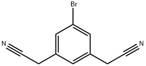 2,2′-(5-bromo-1,3-phenylene)diacetonitrile Structure