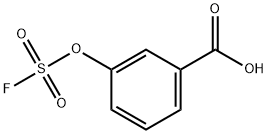 Benzoic acid, 3-[(fluorosulfonyl)oxy]- Structure