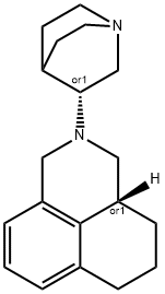 2-((S)-Quinuclidin-3-yl)-2,3,3a,4,5,6-hexahydro-1H-benzo[de]isoquinoline Structure
