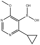 (4-Cyclopropyl-6-methoxypyrimidin-5-yl)boronic acid Structure