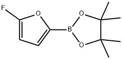 2-(5-fluorofuran-2-yl)-4,4,5,5-tetramethyl- 구조식 이미지