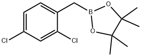 (2,4-Dichlorobenzyl)boronic acid pinacol ester 구조식 이미지