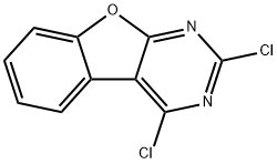 Benzofuro[2,3-d]pyrimidine, 2,4-dichloro- 구조식 이미지