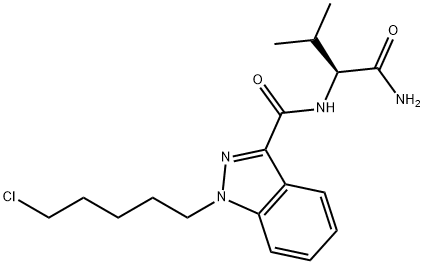 5-chloro AB-PINACA 구조식 이미지