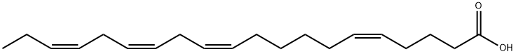 5,11,14,17-Eicosatetraenoic acid, (5Z,11Z,14Z,17Z)- Structure