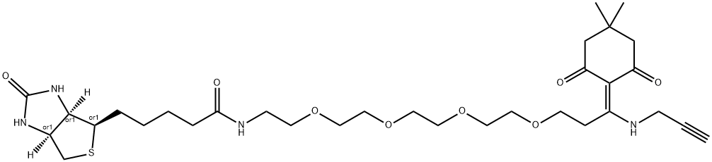 Dde Biotin-PEG4-Alkyne 구조식 이미지