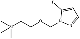 5-fluoro-1-{[2-(trimethylsilyl)ethoxy]methyl}-1H-pyrazole 구조식 이미지