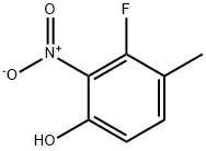 3-fluoro-4-methyl-2-nitrophenol  Structure