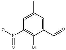 2-bromo-5-methyl-4-nitrobenzaldehyde Structure
