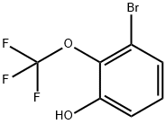 Phenol, 3-bromo-2-(trifluoromethoxy)- Structure