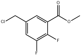 methyl 5-(chloromethyl)-2,3-difluorobenzoate Structure