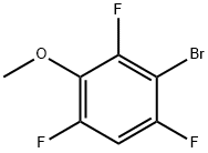 Benzene, 2-bromo-1,3,5-trifluoro-4-methoxy- Structure