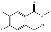 Methyl 2-chloromethyl-4,5-difluorobenzoate 구조식 이미지