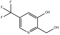 2-Pyridinemethanol, 3-hydroxy-5-(trifluoromethyl)- Structure