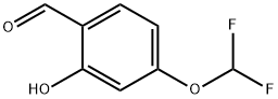 Benzaldehyde, 4-(difluoromethoxy)-2-hydroxy- Structure