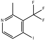 Pyridine, 4-iodo-2-methyl-3-(trifluoromethyl)- Structure