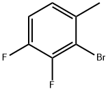 Benzene, 2-bromo-3,4-difluoro-1-methyl- Structure