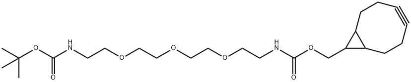 endo-BCON-PEG3-Boc-Amine Structure