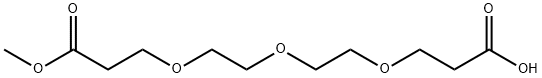 Acid-PEG3-mono-methyl ester 구조식 이미지