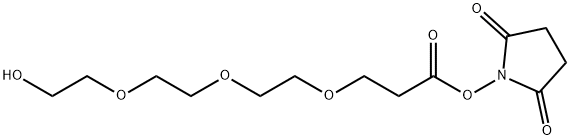 Hydroxy-PEG3-NHS Structure