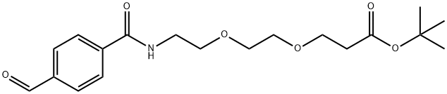 Ald-Ph-PEG2-t-butyl ester 구조식 이미지