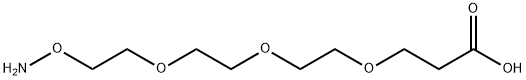 Aminoxy-PEG3-acid 구조식 이미지