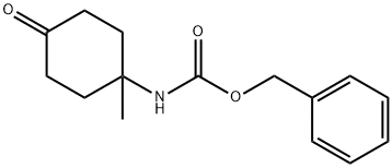 benzyl N-(1-methyl-4-oxocyclohexyl)carbamate Structure