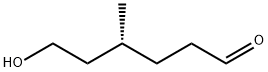 Hexanal, 6-hydroxy-4-methyl-, (4R)- Structure