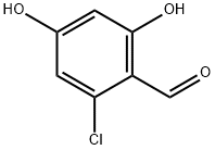Benzaldehyde, 2-chloro-4,6-dihydroxy- 구조식 이미지