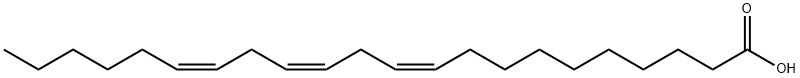 10,13,16-Docosatrienoic acid, (10Z,13Z,16Z)- Structure