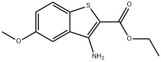 Ethyl 3-amino-5-methoxy-1-benzothiophene-2-carboxylate 구조식 이미지