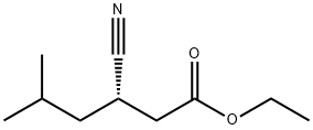 (S)-3-Cyano-5-methylhexanoic acid ethyl ester Structure