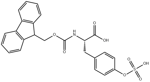 Fmoc-Tyr(SO3H)-OH Structure