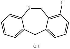 Dibenzo[b,e]thiepin-11-ol, 7-fluoro-6,11-dihydro- 구조식 이미지