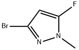 1H-Pyrazole, 3-bromo-5-fluoro-1-methyl- 구조식 이미지