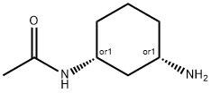 rel-N-[(1R,3S)-3-Aminocyclohexyl]acetamide Structure