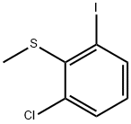 Benzene, 1-chloro-3-iodo-2-(methylthio)- 구조식 이미지