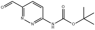 tert-butyl N-(6-formylpyridazin-3-yl)carbamate 구조식 이미지