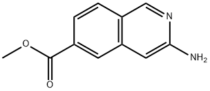 6-Isoquinolinecarboxylic acid, 3-amino-, methyl ester Structure