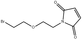 Mal-PEG1-Bromide Structure