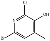 3-Pyridinol, 6-bromo-2-chloro-4-methyl- 구조식 이미지