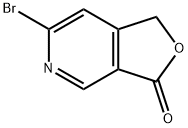 6-bromo-1H-furo[3,4-c]pyridin-3-one 구조식 이미지