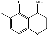 2H-1-Benzopyran-4-amine, 5-fluoro-3,4-dihydro-6-methyl- Structure