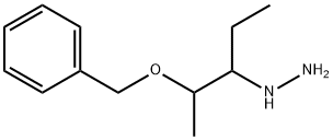 Hydrazine, [1-ethyl-2-(phenylmethoxy)propyl]- Structure