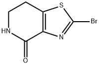 Thiazolo[4,5-c]pyridin-4(5H)-one, 2-bromo-6,7-dihydro- Structure