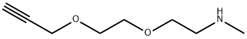 Propargyl-PEG2-methylamine 구조식 이미지