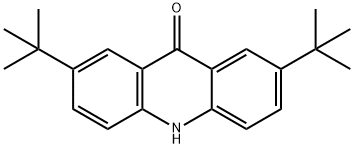 9(10H)-Acridinone, 2,7-bis(1,1-dimethylethyl)- Structure