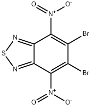 2,1,3-Benzothiadiazole, 5,6-dibromo-4,7-dinitro- Structure